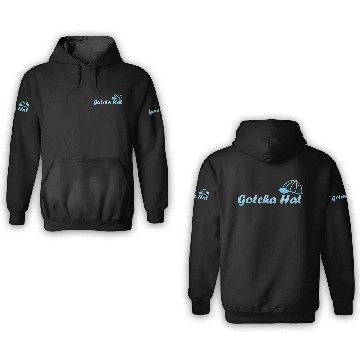 Discover blue gotcha hat 3D Hoodies