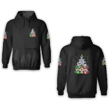 Discover Three Nordic Gnomes And Their Christmas TreeGift T 3D Hoodies