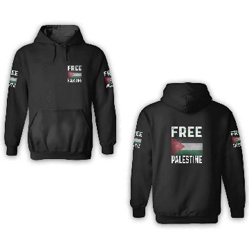 Discover Free Palestine 3D Hoodies
