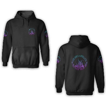 Discover Dubai Skyline 3D Hoodies