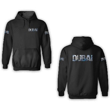 Discover Dubai 3D Hoodies