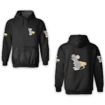 Discover peggy the little grey mouse 3D Hoodies