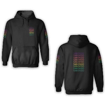 Discover San Diego 3D Hoodies