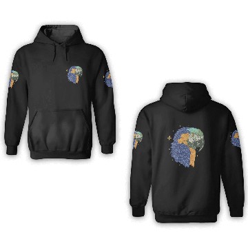 Discover blue yellow macaw parrot 3D Hoodies