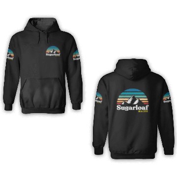Discover Sugarloaf Maine USA 3D Hoodies