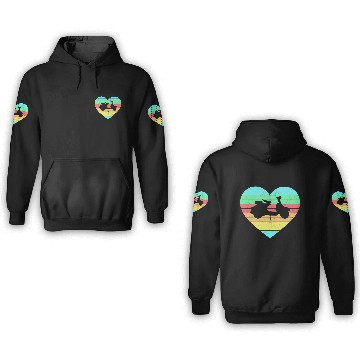 Discover Rainbow Heart Roller Gift 3D Hoodies