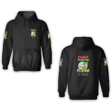Discover Family Vacation Florida 2022 Funny Summer Family 3D Hoodies
