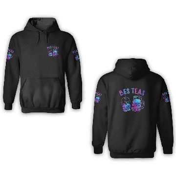 Discover Bes Teas Bubble Tea 3D Hoodies, Bubble Milk Tea