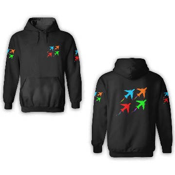 Discover fighter aircraft jets in formation Baseball Jackets 3D Hoodies