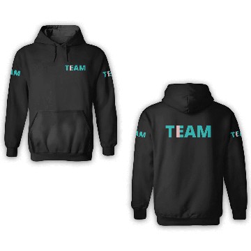 Discover I in Team Single Word Design Self Reflective 3D Hoodies