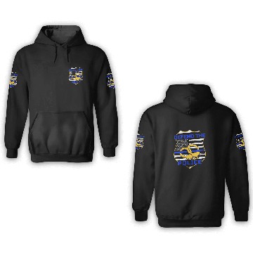 Discover Police Officer Support Pro Cop Defend The Police 3D Hoodies
