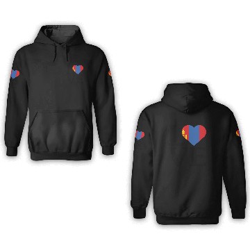 Discover Love Mongolia 3D Hoodies