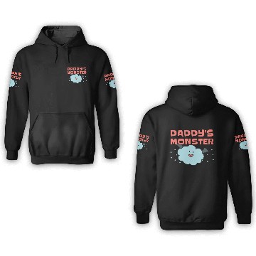 Discover Daddy's Monster 3D Hoodies
