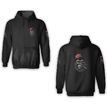 Discover gangster gorilla 3D Hoodies