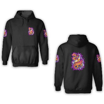 Discover poison snake 3D Hoodies