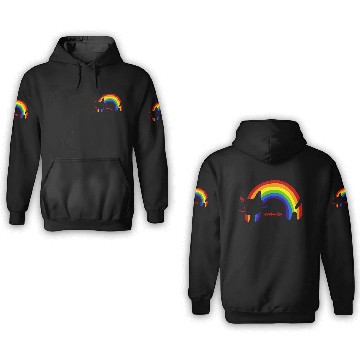 Discover Cat Rainbow Catnip 3D Hoodies