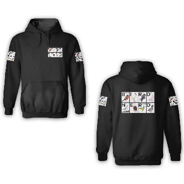 Discover Bird Nerd Watching Vintage Retro Bird Watcher 3D Hoodies