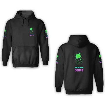 Discover Arcades and Dope Retro Gameboy 3D Hoodies