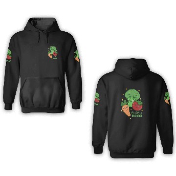 Discover Eat Your Veggies 3D Hoodies