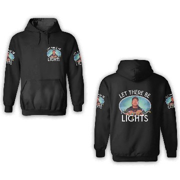 Discover Funny Christmas lights design 3D Hoodies