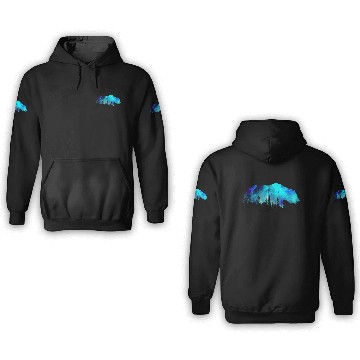 Discover Aurora Galaxy Bear 3D Hoodies
