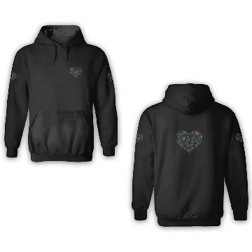Discover West Coast Swing Dance Heart 3D Hoodies