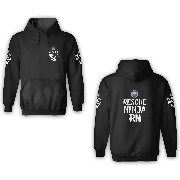 Discover Registered Nurse - Rescue Ninja RN 3D Hoodies