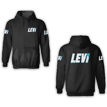 Discover Levi Ackerman (リヴァイ・アッカーマン) - Blue 3D Hoodies