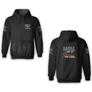 Discover Easily Distracted By Gait Pattern Physical Therapy 3D Hoodies