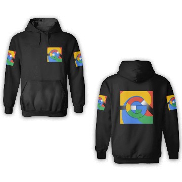 Discover Google Logo Fan Art Baseball Jerseys 3D Hoodies