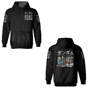 Discover GUNDAM 00 Celestial Being 3D Hoodies
