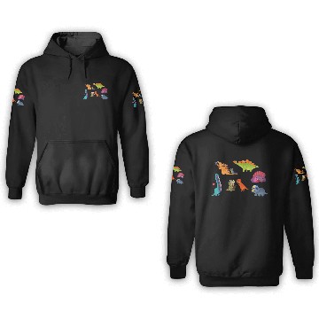 Discover BOOK DINOSAURS Lightweight 3D Hoodies