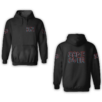 Discover Game Over Vintage 3D Hoodies