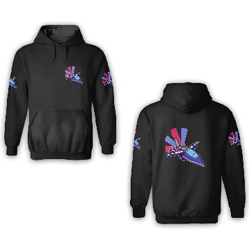 Discover fighter jet 3D Hoodies