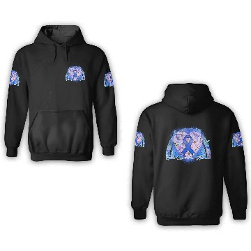 Discover Epstein-Barr Virus Awareness blue ribbon 3D Hoodies