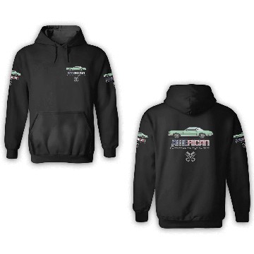 Discover American Cruiser Light Green 3D Hoodies