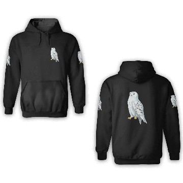 Discover Snowy owl/ hedwig 3D Hoodies