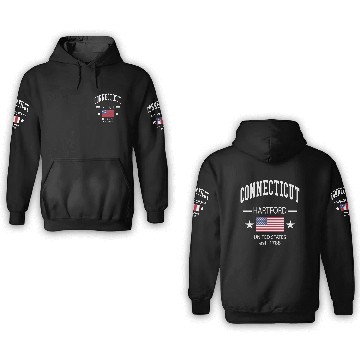 Discover Connecticut 3D Hoodies