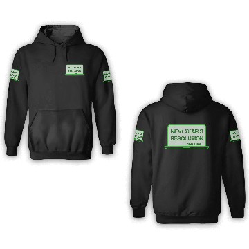 Discover New Year's resolution - The big plan 3D Hoodies