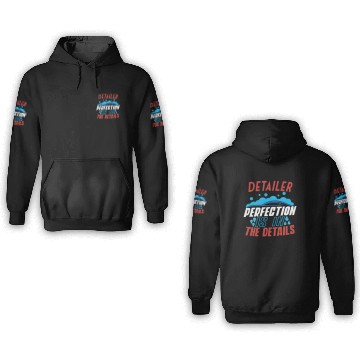 Discover Mobile Car Detailing Auto Detailing Car Detailer 3D Hoodies