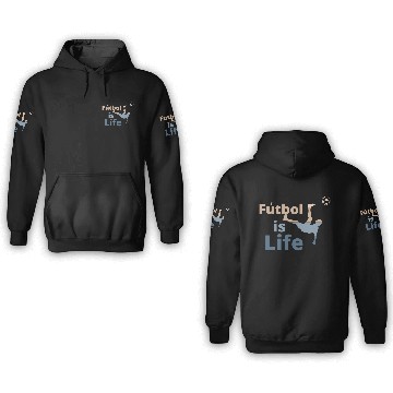 Discover Football is life 3D Hoodies