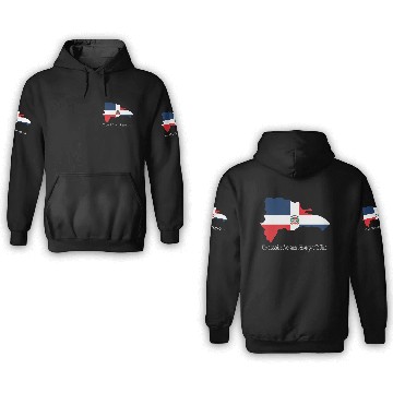 Discover Flags and countries Dominican Republic 3D Hoodies