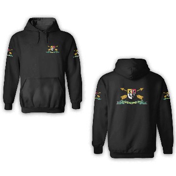 Discover Army 3rd Special Forces Group Flash w Br Ribbon 3D Hoodies