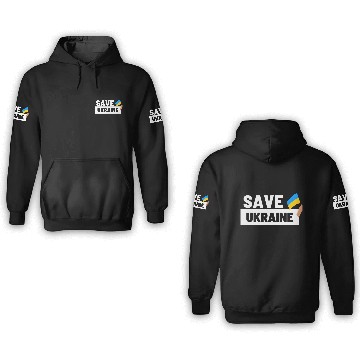Discover SAVE UKRAINE - bad putin -quoates funny design 3D Hoodies