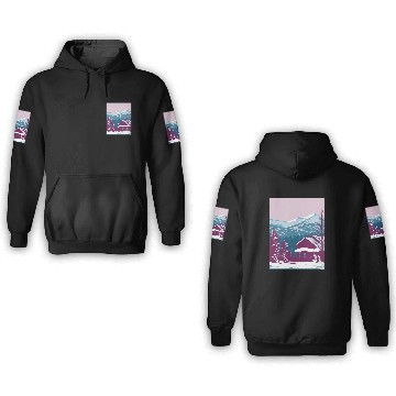 Discover Breckenridge with Tenmile Range in the Rocky Mount 3D Hoodies