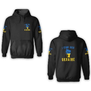 Discover I Stand With Ukraine 3D Hoodies
