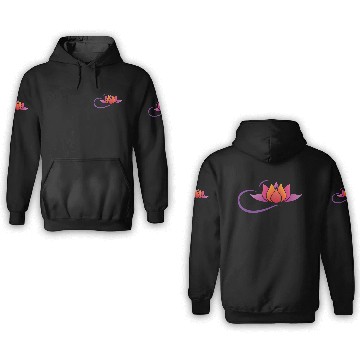 Discover Lotus logo 3D Hoodies