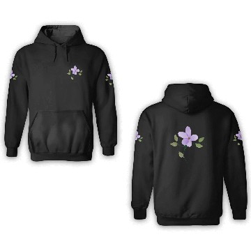 Discover Violet Flower 3D Hoodies