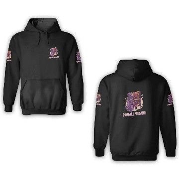 Discover Pinball Arcade Game 3D Hoodies