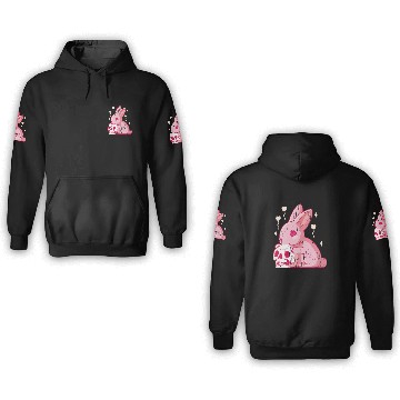 Discover rabbit and skull 3D Hoodies